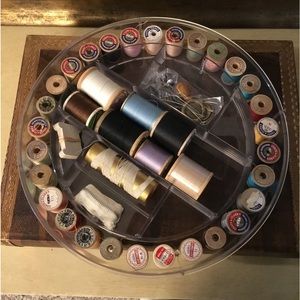 COPY - VTG Thread Sewing Storage Container